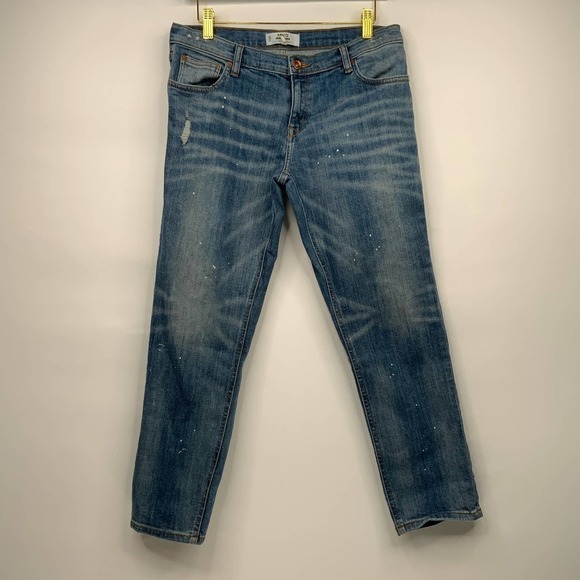 MNG Mango Jeans | Women’s Cropped Nancy Jeans, Size 6 - Picture 1 of 10